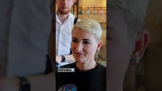 🤩😱 INCREDIBLE Short cropped pixie haircut with a faded nape #clippers #shorts