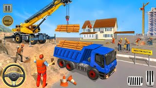 US Road Construction Game 3D 🚧 | Building Roads with Heavy Machines! screenshot 5