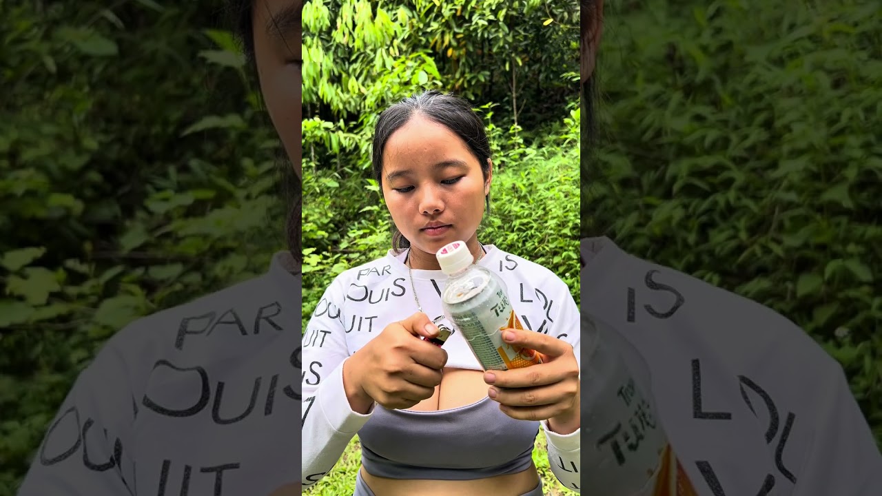 Survival skills 18 year old girl and smart idea 