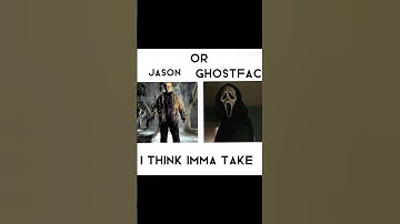 Jason Voorhees VS Ghostface | Who’s Better? #scream #ghostface #shorts