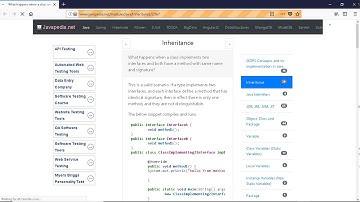 class implements 2 interfaces and both have same method. | javapedia.net