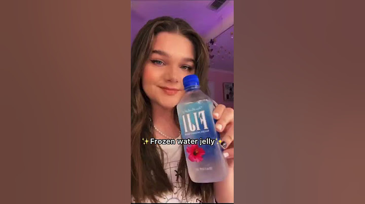 Frozen bottle jelly
