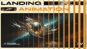 Landing Page Reveal Animation On GSAP | HTML, CSS & GSAP