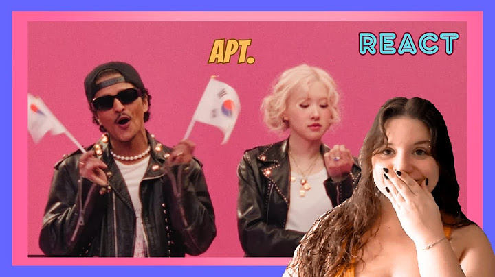REACT: "APT." - Rosé & Bruno Mars clipe oficial no canal @roses_are_rosie 🇧🇷