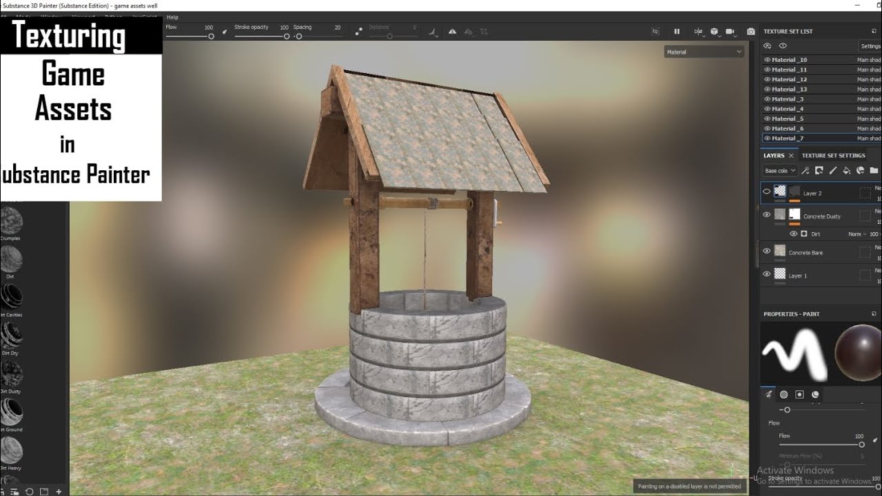 Texturing Substance Painter I How To Texture Game Assets. - YouTube