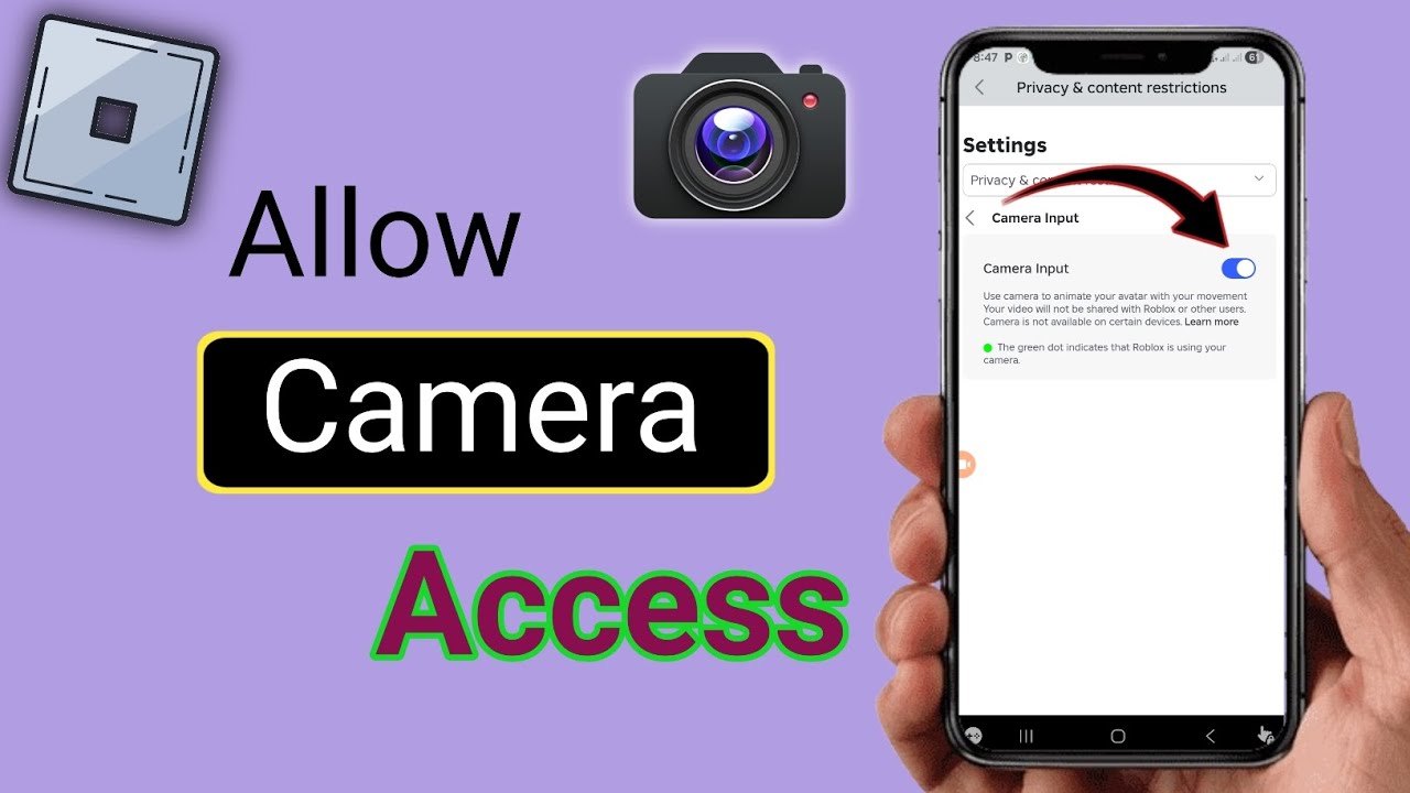 How To Allow Camera Access On Roblox (step by step guide ) - YouTube