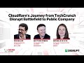 Cloudflare’s Journey from TechCrunch Disrupt Battlefield to Public Company | TechCrunch Disrupt 2023