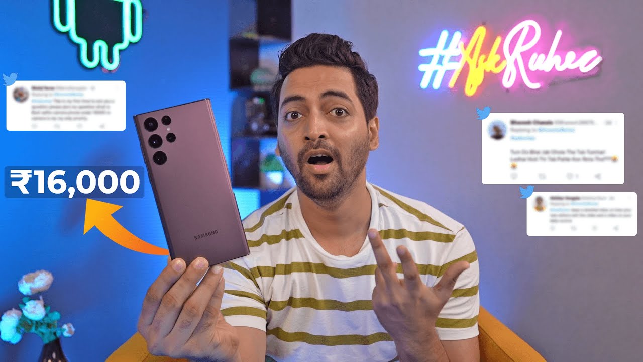 #AskRuhez - Samsung S22 Ultra At ₹16,000😮,Nothing Phone Buy Or Not?,New Studio Tour,Fight With Bro