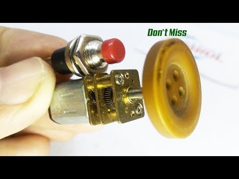 2 Different Idea Using DC Motor and Button-TOYS