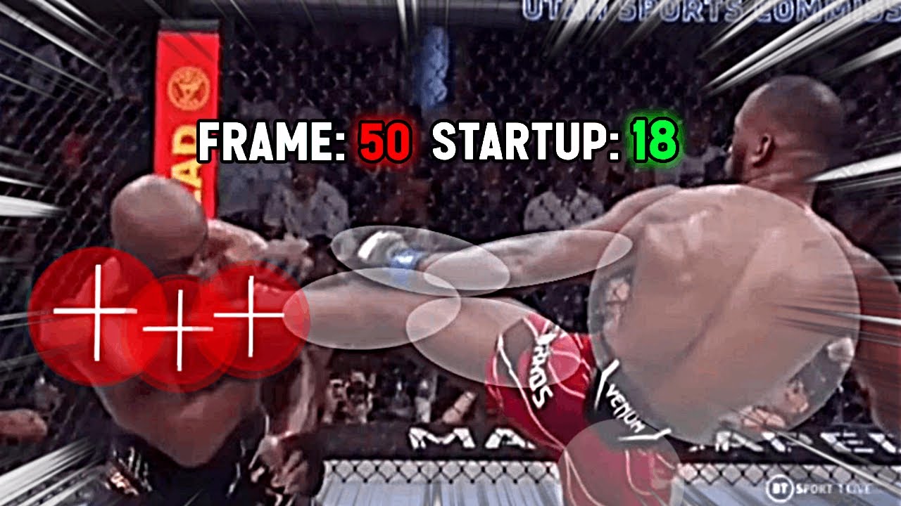 Leon Edwards KOs Kamaru Usman Hitbox Frame Data - YouTube