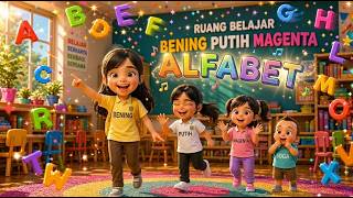 Belajar ABCD Sambil Bernyanyi #shorts#laguanak#kartunanak#videolucu#kidsvideo#beningputihmagenta