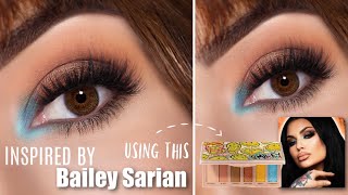 beginners eye makeup tutorial using blue eyeshadow 5 minute makeup how to apply eyeshadow quickly