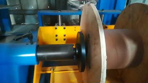 Hand chuck reel winding machine, cable spooler take up machine,Automatic Coiling Machine