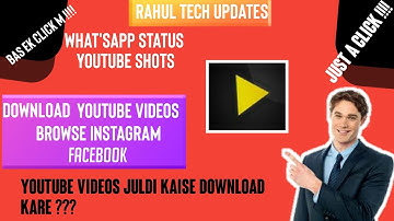 HOW TO DOWNLOAD YOUTUBE VIDEOS IN YOUR PHONE STORAGE???||VIDEODER APP||FULL DETAIL VIDEO