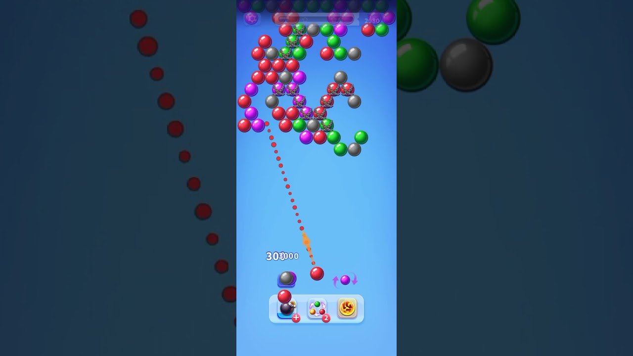 Shoot bubbles games 118 to 123 level finish in one time 