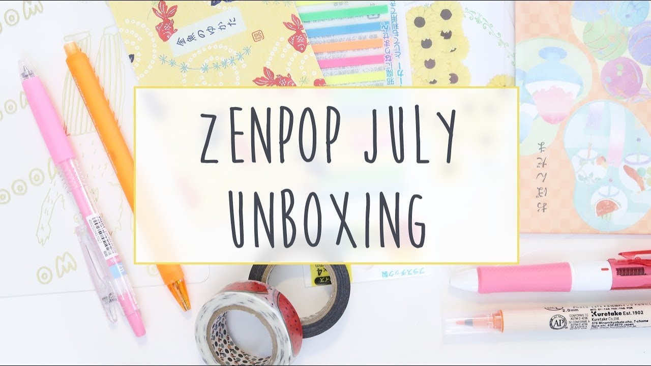 Zenpop July Summer Unboxing