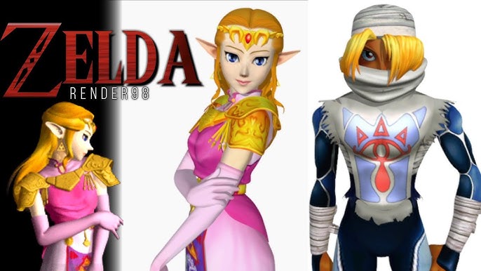 Kraitx on X: Princess Zelda (Ocarina of Time) Model 🔽 Zelda