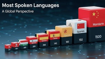Most Spoken Language Comparison | Amazing 3D Data Visualization