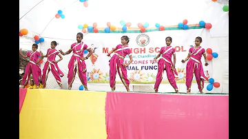 Malhar malhar Dance performance M. M. High School