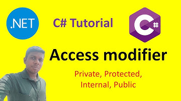 Access modifier | Private, Protected, Internal, Public | C# | .Net | Tutorial - 19 | Tamil