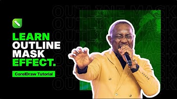 Easy Outline Masking Effect in Corel Draw #hevlendordesigns