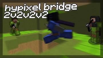 the EASIEST hypixel bridge mode ever (hypixel bridge 2v2v2v2)