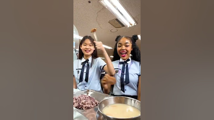 K- 고딩의 점심시간🥢🍚 #한림예고 #06년생 #혼혈 Korea high school lunch time 👧🏻👧🏽