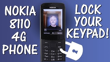 Nokia 8110 4G Phone, Setting a Passcode for Your Keypad