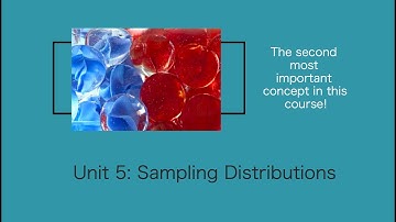 Unit 5: Sampling Distributions