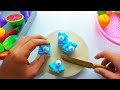 How to Cutting Wooden &amp; Plastic Fruit Vegetables, Mango Kiwi| Satisfying Video Squishy ASMR
