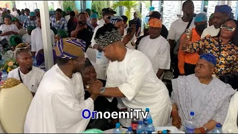 MC OLUOMO GREET LAGOS STATE NURTW CHAIRMAN SEGO AT K1 D ULTIMATE MOTHER BURIAL CEREMONY