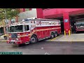 FDNY RESPONDING COMPILATION 110 FULL OF BLAZING SIRENS & LOUD AIR HORNS THROUGHOUT NEW YORK CITY.