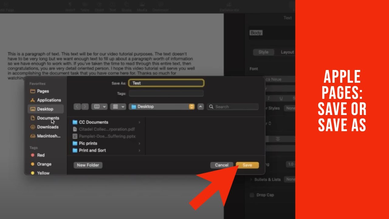 how-to-save-or-save-as-in-apple-pages-youtube