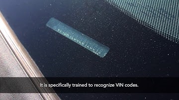 How to read a VIN with our AI-powered OCR
