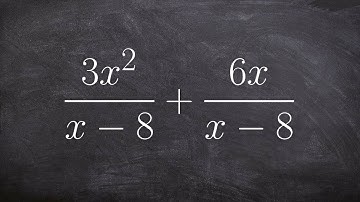 Combining rational expression with like denominators