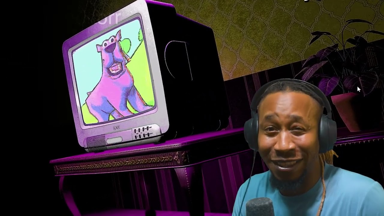 Trial pepper the giant purple dog