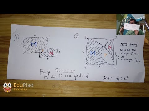 Soal Olimpiade Matematika SD - Selisih Luas Daerah - YouTube