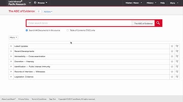 Lexis Advance Tutorial: Creating Favourites