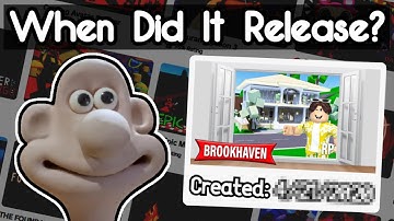 Do YOU Know When These Roblox Games Were Created?