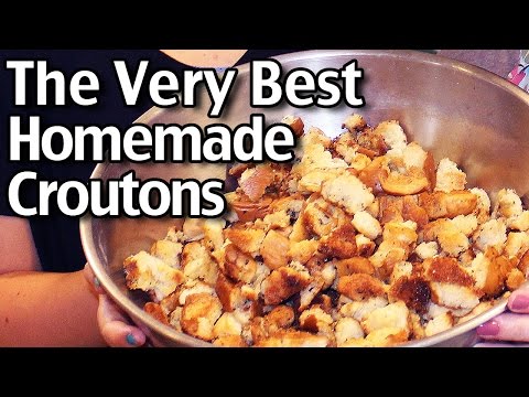 Видео: Мөөгний цөцгийн тосыг Croutons ашиглан хэрхэн яаж хийх вэ