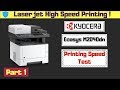 Kyocera Ecosys M2040dn Printing Speed Test !