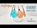 Pendientes a crochet paso a paso Handwork Diy