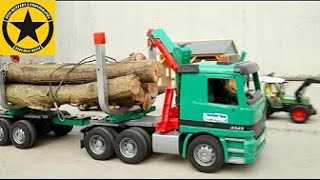 Bruder Toys Rare Model Timberland Trucks Trailer