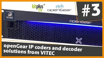 openGear IP coders and decoder solutions from VITEC