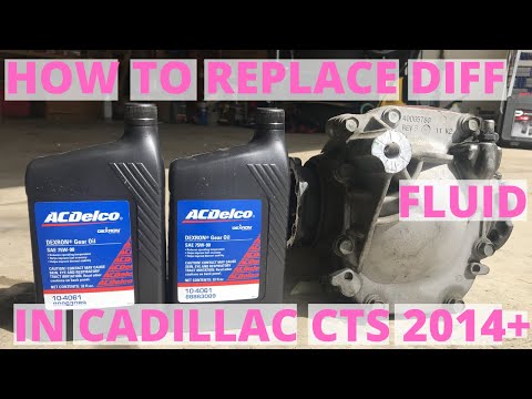 HOW TO REPLACE DIFFERENTIAL FLUID IN 2014+ CADILLAC CTS