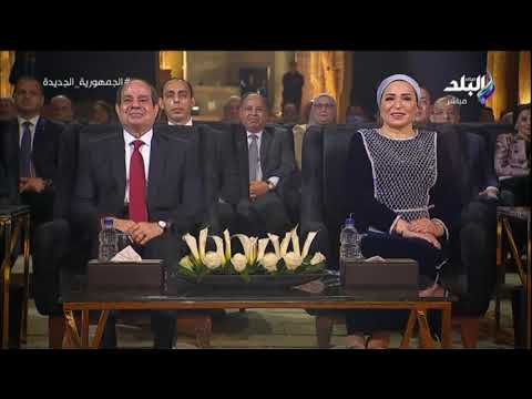 وائل الفشنى يبدع فى غناء الأقصر بلدنا في نهاية حفل افتتاح طريق الكباش ب الأقصر