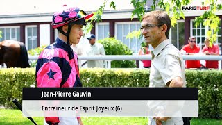 Jean Pierre Gauvin, entraîneur de Esprit Joyeux (Mercredi 21 février à Cagnes-sur-Mer)