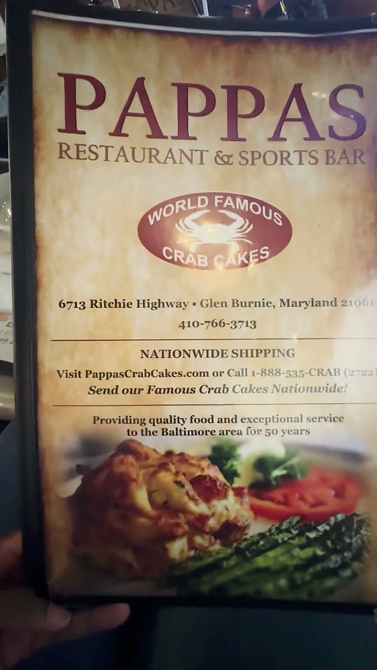Pappas Restaurant and Sports Bar Glen Burnie, Maryland YouTube