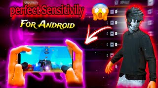 BEST SENSITIVE + SETTING FOR ANDROID 💯🔥 freefire headshot 🤯🔥 your only red numder settings  💯