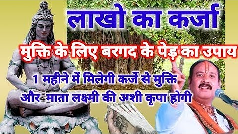 लाखो का कर्जा मुक्ति के लिए बरगद के पेड़ का उपाय #pradeepmishra #pradeepmishrajikeupay
